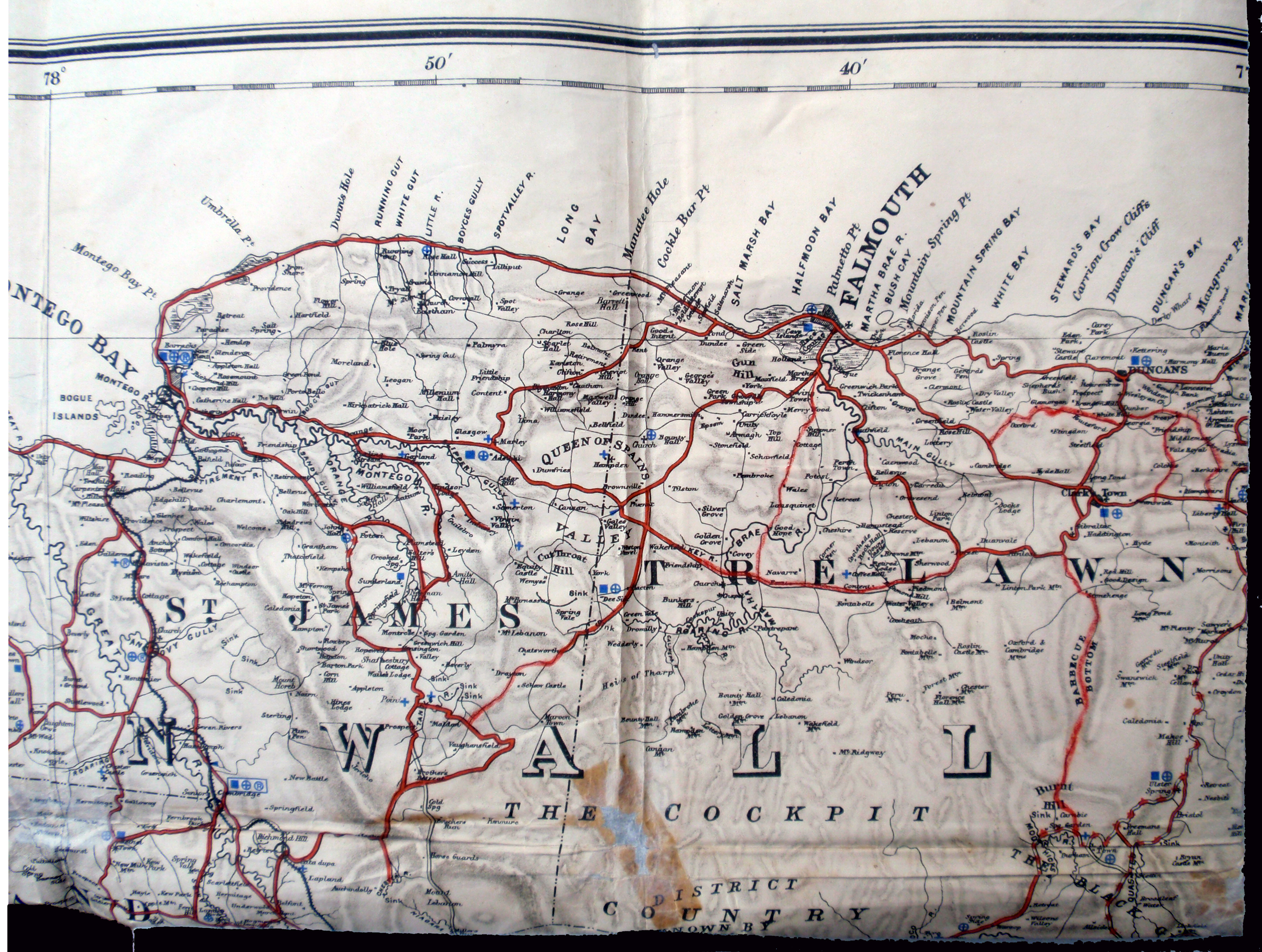 St James and Trelawny Jamaica 1927